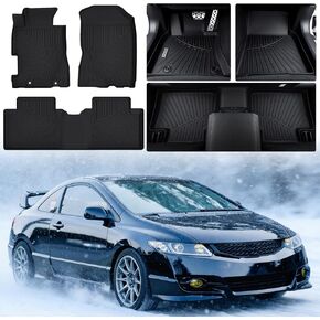 Floor Mats & Trunk Mat for Dodge Hornet 2023 2024 GT/GT Plus & R/T Plug-in Hybrid,TPE All Weather Protection 1st & 2nd Row Car Floor Liners with Cargo Liner Accessories-Black in Saudi Arabia