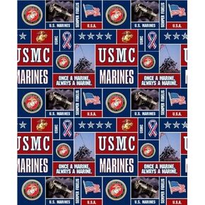 US Marines Fleece Fabric Sold by The Yard-Marine Corps Fleece Fabric in Saudi Arabia