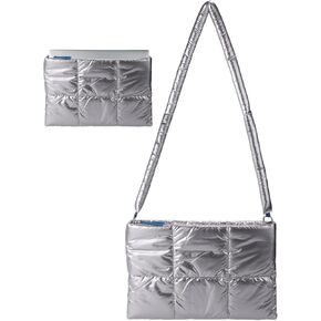 حقيبة كمبيوتر محمول مع حزام كتف، حافظة كمبيوتر محمول عازلة للحرارة مقاس 16×11 بوصة، غطاء حراري واقٍ مقاوم للصدمات لجهاز كمبيوتر مقاس 15-16 بوصة لمنع ارتفاع درجة الحرارة وملحقات التبريد الزائد (فضي) in Kuwait