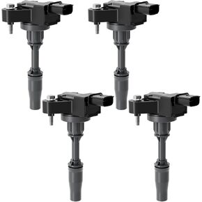Ignition Coil Pack Set of 4 Compatible with Buick Cadillac Chevrolet Regal ATS Envision Impala Malibu 2013-2018 Replaces 12654078 in Saudi Arabia
