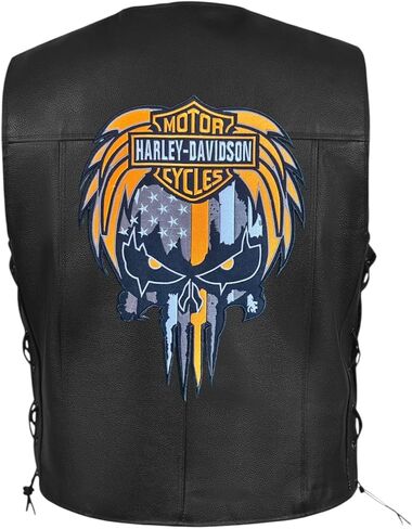 Large Size Harley Iron On Embroidery Patch for Leather Jackets & Vest Size (10.5×14 Inches) Rami001 in Saudi Arabia