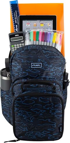 FUEL Dome Backpack with Lunch Box Set - Floral in Kuwait