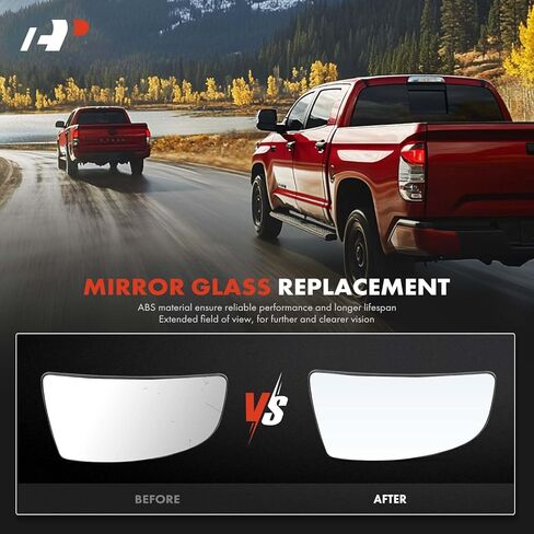 A-Premium Right Passenger Side Lower Non-Heated Mirror Glass with Backing Plate - Compatible with 2015-2019 Ford Transit T150 T250 T350 T350 HD, Towing Mirror Convex, Replace # BK3Z17K707A in Saudi Arabia
