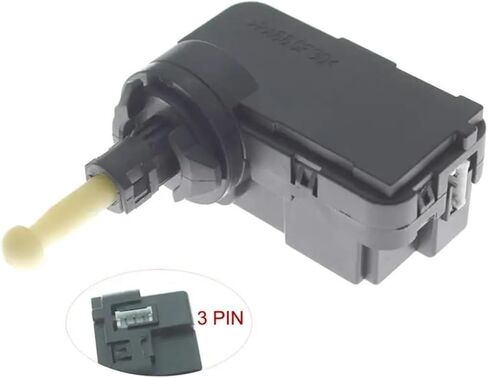 محرك تعديل مستوى الشعاع 9114334 يسار يمين مناسب لـ Combo C Corsa C 1207525 88012 ملحقات قطع غيار السيارات (2 قطعة) in Saudi Arabia