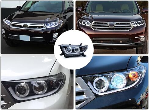 For Toyota Highlander 2012 2013 2014 Headlights LED DRL Turn Signal High Beam Head Lamp Assembly in Saudi Arabia