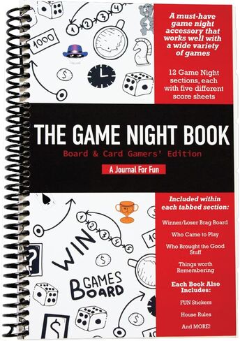Game Night Book for Scorekeeping and Memories - Third Edition in Saudi Arabia