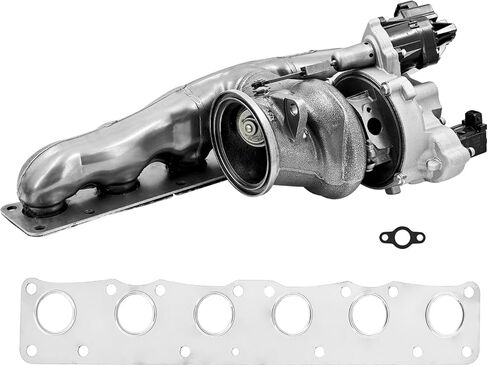 11657648913 Turbocharger B03 N55 Suitable for BMW 335i X4 X5 X6 535i 435i AH3 AH5 2012-2018 w/Exhaust Gas Driven Electric Drive 1165 7648913 11657643115 1853-970-0010 18539700010 in Kuwait