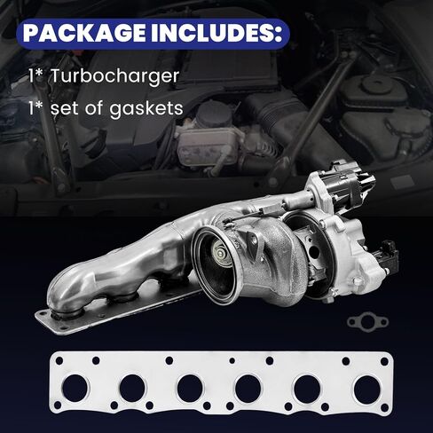 11657648913 Turbocharger B03 N55 Suitable for BMW 335i X4 X5 X6 535i 435i AH3 AH5 2012-2018 w/Exhaust Gas Driven Electric Drive 1165 7648913 11657643115 1853-970-0010 18539700010 in Kuwait