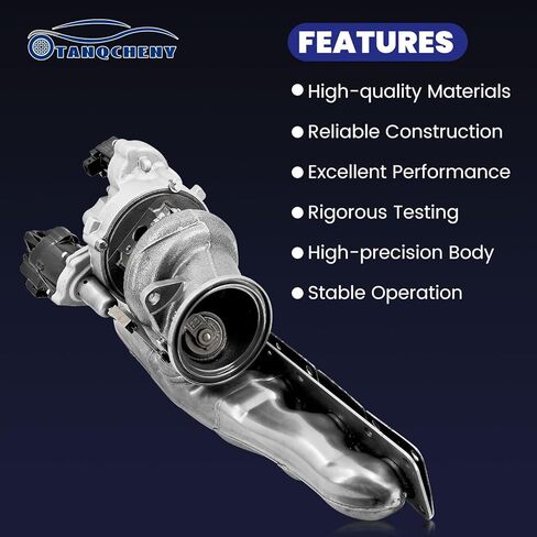 11657648913 Turbocharger B03 N55 Suitable for BMW 335i X4 X5 X6 535i 435i AH3 AH5 2012-2018 w/Exhaust Gas Driven Electric Drive 1165 7648913 11657643115 1853-970-0010 18539700010 in Kuwait