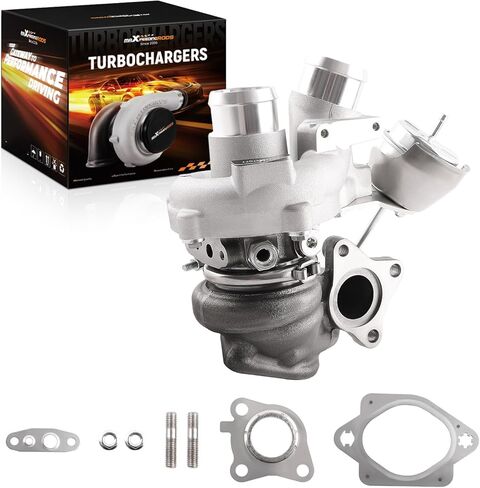 شاحن توربيني maXpeedingrods K03 الجانب الأيمن لسيارة Ford Navigator Expedition Transit 150 250 350 2015-2016، لسيارة Ford Ecoboost F150 3.5L 2013-2016، مع عجلة ضاغط البليت، سلسلة Street JD in Saudi Arabia