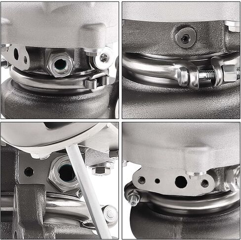شاحن توربيني maXpeedingrods K03 الجانب الأيمن لسيارة Ford Navigator Expedition Transit 150 250 350 2015-2016، لسيارة Ford Ecoboost F150 3.5L 2013-2016، مع عجلة ضاغط البليت، سلسلة Street JD in Saudi Arabia