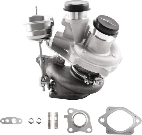 شاحن توربيني maXpeedingrods K03 الجانب الأيمن لسيارة Ford Navigator Expedition Transit 150 250 350 2015-2016، لسيارة Ford Ecoboost F150 3.5L 2013-2016، مع عجلة ضاغط البليت، سلسلة Street JD in Saudi Arabia