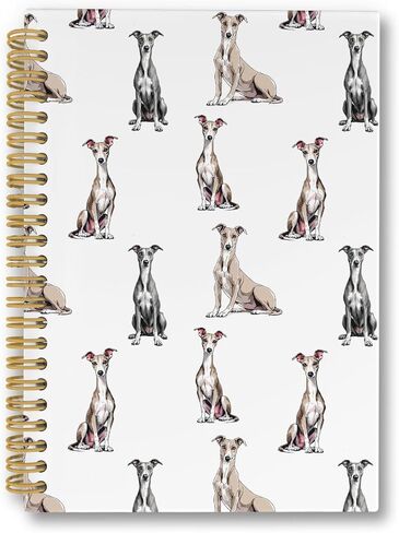Laveliabel Boston Terrier Gifts دفتر ملاحظات حلزوني ، هدايا جزر بوسطن للنساء دفاتر اليومية ، أحكام الكلاب Mom Lovers College Noteboor for School Supplies ، 5.5x8.3inch in Saudi Arabia