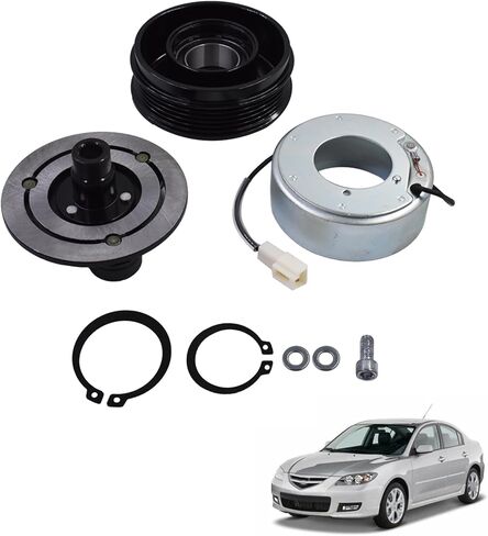 munirater AC Compressor Clutch Replacement for Mazda 3 2004-2009 Mazda 5 2006-2010 BP4S-61-L20 in Saudi Arabia
