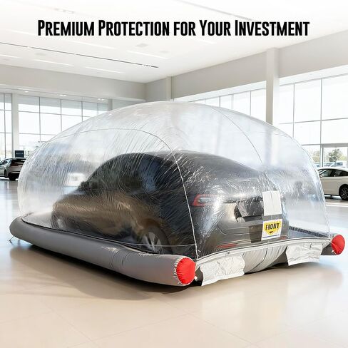 Inflatable Car Cover Shield, Portable Car Bubble Garage Tent for Dustproof Storage, Vehicle Protection, and Display – 19' / 5.8M in Saudi Arabia