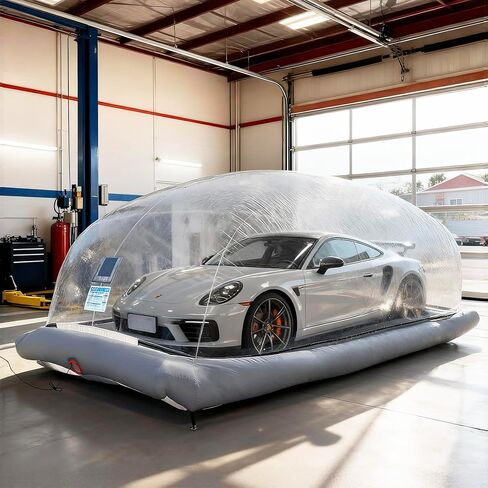 Inflatable Car Cover Shield, Portable Car Bubble Garage Tent for Dustproof Storage, Vehicle Protection, and Display – 19' / 5.8M in Saudi Arabia