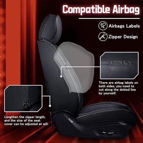 Seat Covers for Mercedes-Benz Sprinter 2500 2017-2025,Car Seat Covers Front Seats,Waterproof Seat Cover,All Weather Car Seat Cover(Front,Black) in Saudi Arabia