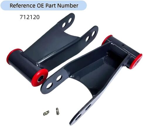 طقم تكبل لخفض السقوط الخلفي مقاس 2 بوصة متوافق مع 2019-2024 GMC Sierra 1500 Chevy Silverado 1500 Leaf Spring Suspension Kit استبدال 712120 in Saudi Arabia
