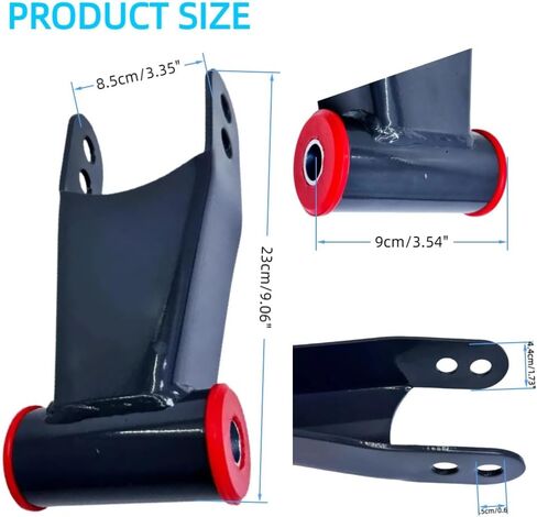 طقم تكبل لخفض السقوط الخلفي مقاس 2 بوصة متوافق مع 2019-2024 GMC Sierra 1500 Chevy Silverado 1500 Leaf Spring Suspension Kit استبدال 712120 in Saudi Arabia