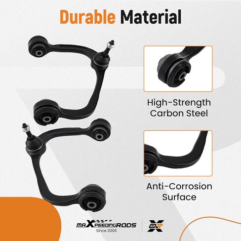 طقم ذراع التحكم العلوي الأمامي 10 قطع من maxpeedingrods لسيارة Ford F-150 2009-2014، طقم تعليق مع مفاصل كروية سفلية، وصلات شريط Sway، قضيب ربط خارجي وداخلي، K80306 K80308 in Saudi Arabia