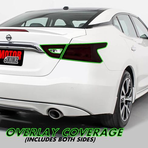 SlickMod PreCut Vinyl Smoke Tint for 2016-2018 Nissan Maxima Tail Light (1. Taillight, 20% Dark Smoke) in Saudi Arabia