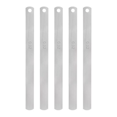 5pcs Mn Steel Feeler Gauge 0.08mm Thickness 150mm Length Metric Filler Thickness Gage Gap Measuring Tool Single Blade in Saudi Arabia