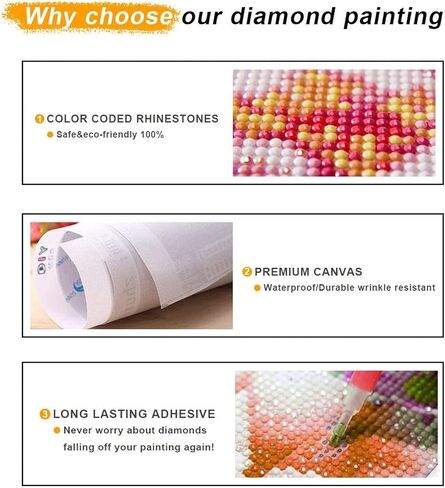 Red Mills ZZMQ DIY 5D Saturn by Francisco De Goya Diamond Painting Kits for Adults, Full Drill Diamond Art Kits Crystal Rhinestone Embroidery for Home Wall Decor(12X16In) in Saudi Arabia