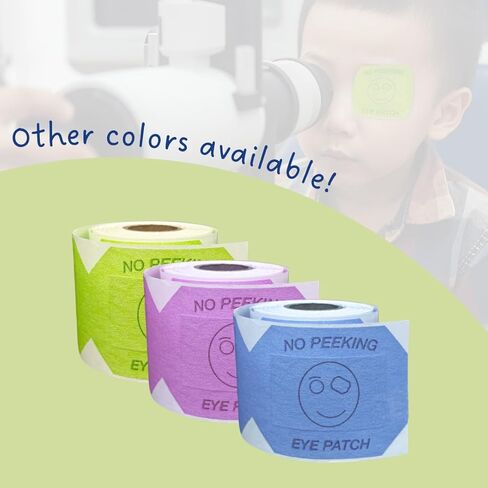 ATL Direct Blue Eye Occluder لامتحان العين، 100 قطعة العين، بقع العين للأطفال، غطاء العين لامتحانات العين، غطاء العين لامتحان العين، أدوات فحص العين، أدوات طبيب العيون اختبار العين، بقع العين لامتحانات العين in Kuwait