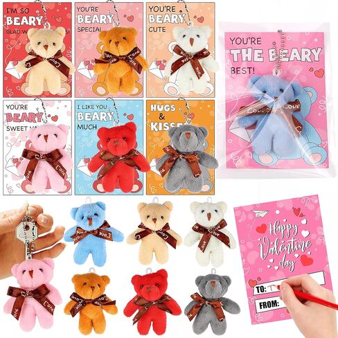 24 حزمة من بطاقات عيد الحب للأطفال مع سلسلة مفاتيح صغيرة من Pop Fidget هدايا عيد الحب للأطفال في الفصول الدراسية والمدرسة، وعيد الحب للأطفال من فئة عيد الحب وبطاقات تبادل هدايا الحفلات وهدايا تبادل الفصول الدراسية in Saudi Arabia