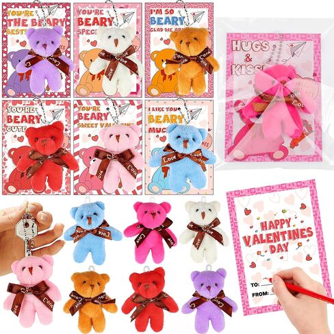 24 حزمة من بطاقات عيد الحب للأطفال مع سلسلة مفاتيح صغيرة من Pop Fidget هدايا عيد الحب للأطفال في الفصول الدراسية والمدرسة، وعيد الحب للأطفال من فئة عيد الحب وبطاقات تبادل هدايا الحفلات وهدايا تبادل الفصول الدراسية in Saudi Arabia