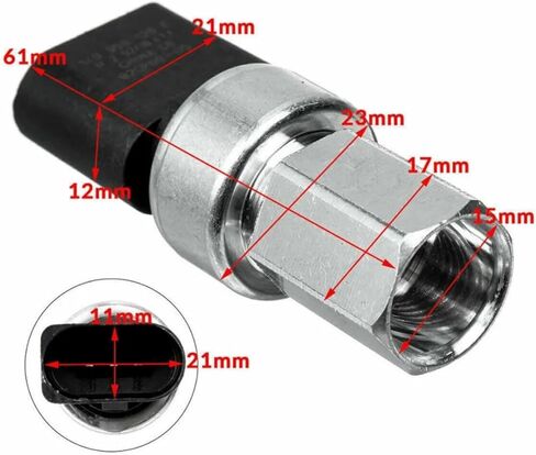 A/C Pressure Switch Sensor, Air Con Pressure Sensor, for 1998 1999 2000 2001 2002 2003-2010, for Bora 1998-2005 Air Conditioning Pressure Switch Sensor 1K0959126B 1K0959126A in Saudi Arabia