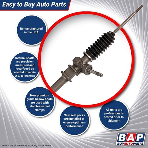 لتويوتا تيرسل 1991-1998 رف التوجيه اليدوي المعاد تصنيعه وترسه - BuyAutoParts 80-70075R المعاد تصنيعه in Saudi Arabia
