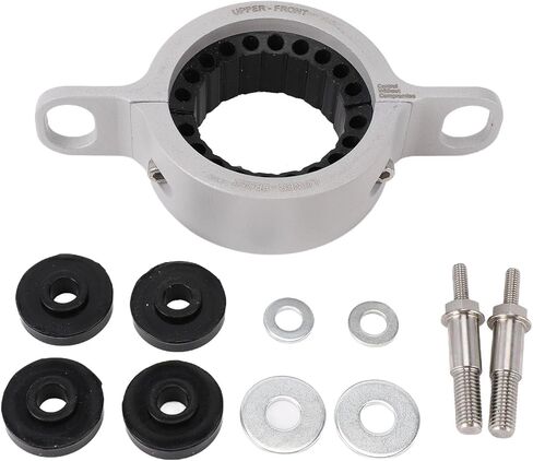 Aramox Driveshaft Center Support Bearing Carrier، استبدال البناء المعدني OEM 52853646AE 52853646AC لـ Grand Cherokee WK2 2011 Plus مكون نظام الدفع (فضي) in Saudi Arabia