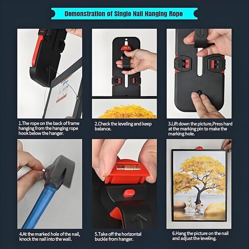 Picture Hanging Tool Frame Leveler Picture Hanger Wall Hanging Kit Picture Leveling Tool in Saudi Arabia