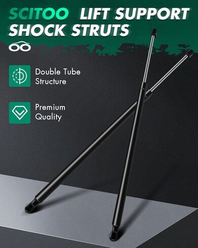 SCITOO 6681 25.66Inch Lift Supports Fit for Ford for Explorer 2011-2015 Rear Left and Right Liftgate Shock Struts 2pcs in Saudi Arabia