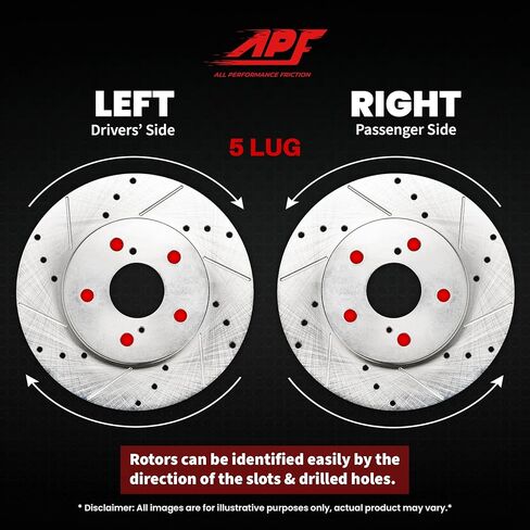 For Ford Taurus (10) Front Brake Kit Rotors+Pads in Saudi Arabia