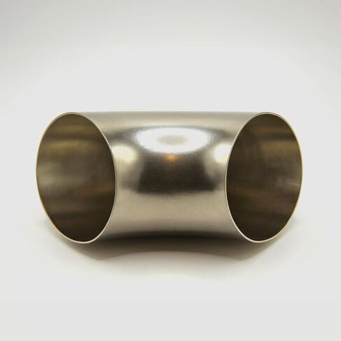 TitanFlow Exhaust 90 Degree Tube 3" OD, Titanium Exhaust Pipe Mandrel Bend Elbow, 1.05D CLR Tight Radius, Custom Your Own Exhaust System in Saudi Arabia