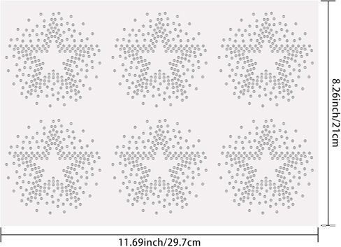 SUPERDANT 6 pcs Stars Iron on Rhinestones for Clothes Pentagram Stars Crystal Heat Transfer Stickers Iron on Decals Rhinestone Patches for T-shirt Clothing Hoodie Jackets DIY Art Craft Christmas Gifts in Saudi Arabia