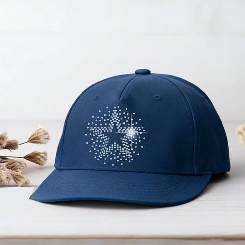 SUPERDANT 6 pcs Stars Iron on Rhinestones for Clothes Pentagram Stars Crystal Heat Transfer Stickers Iron on Decals Rhinestone Patches for T-shirt Clothing Hoodie Jackets DIY Art Craft Christmas Gifts in Saudi Arabia