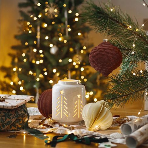 KI Store Velvet Christmas Balls Burgundy 25pcs Flocked Christmas Tree Ornaments Assortment for Xmas Tree Holiday Decor in Kuwait