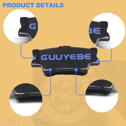 Front Brake Pads Kit, For Honda 2003-2017 Accord 2012-2021 Civic 2002-2016 CRV 2003-2008 Pilot Element Fit CRZ,For Acura 2013-2015 ILX, 914 D914 OEX914 45022SDCA10 16-914 BC914 in Saudi Arabia