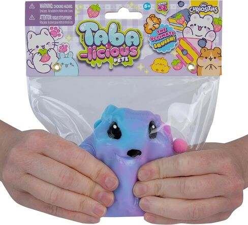 ORB Tabalicious Pets Big TABA Squishy Chinchilla - Cute, Soft, Sticky Animal TABA Squishies Toys - Squish and Squeeze for Play and Stress Relief - Fun Kawaii Sensory, Fidget Toys for Kids and Adults in Kuwait