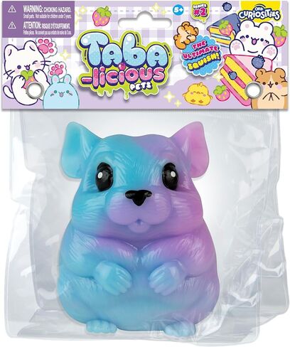 ORB Tabalicious Pets Big TABA Squishy Chinchilla - Cute, Soft, Sticky Animal TABA Squishies Toys - Squish and Squeeze for Play and Stress Relief - Fun Kawaii Sensory, Fidget Toys for Kids and Adults in Kuwait