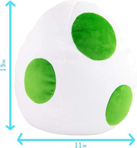 Club Mocchi- Mocchi- Nintendo Super Mario Plush - Yoshi Egg Plushie - Collectible Squishy Plushies - 15 Inch in Kuwait