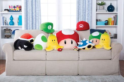 Club Mocchi- Mocchi- Nintendo Super Mario Plush - Yoshi Egg Plushie - Collectible Squishy Plushies - 15 Inch in Kuwait