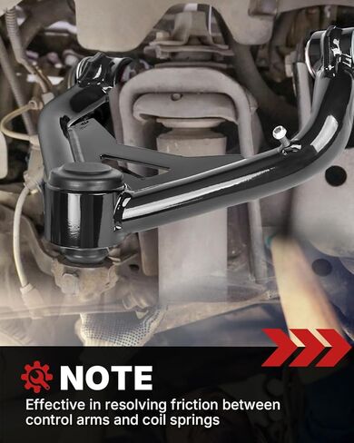2-4" Front Upper Control Arms For 2000-2010 Silverado Sierra 2500HD 3500HD 2003-2009 H2 with Ball Joint, 2PCS Adaption 2-4" Lift Suspension Kit Adjustable Control Arm in Saudi Arabia