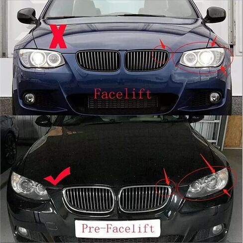 Compatible For BMW 3 Series E92 E93 Headlamp Cover 320d 330d M3 Coupe 2006 2007 2008 2009 Headlight Lens Lampshade Lamp Shell Accessories in Saudi Arabia
