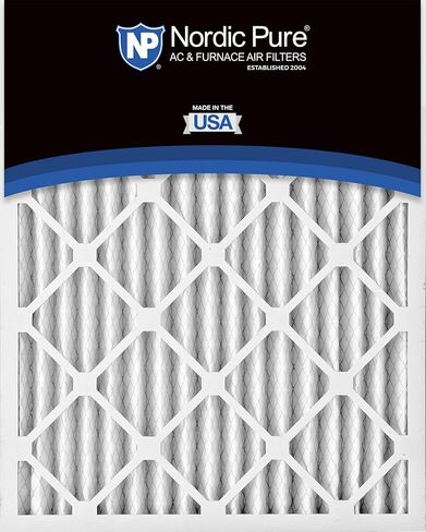 Nordic Pure 14x24x2 (13 1/2 x 23 1/2 x 1 3/4) Furnace Air Filters MERV 12 Pleated Plus Carbon 3 Pack in Kuwait