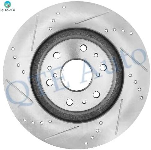 PM Auto Set of 6 Front 329.95mm Drilled Slotted Brake Disc Rotors-Ceramic Brake Pad Kit Replacement For 2008 2015-2020 Chevrolet Tahoe in Saudi Arabia