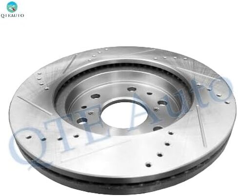 PM Auto Set of 6 Front 329.95mm Drilled Slotted Brake Disc Rotors-Ceramic Brake Pad Kit Replacement For 2008 2015-2020 Chevrolet Tahoe in Saudi Arabia